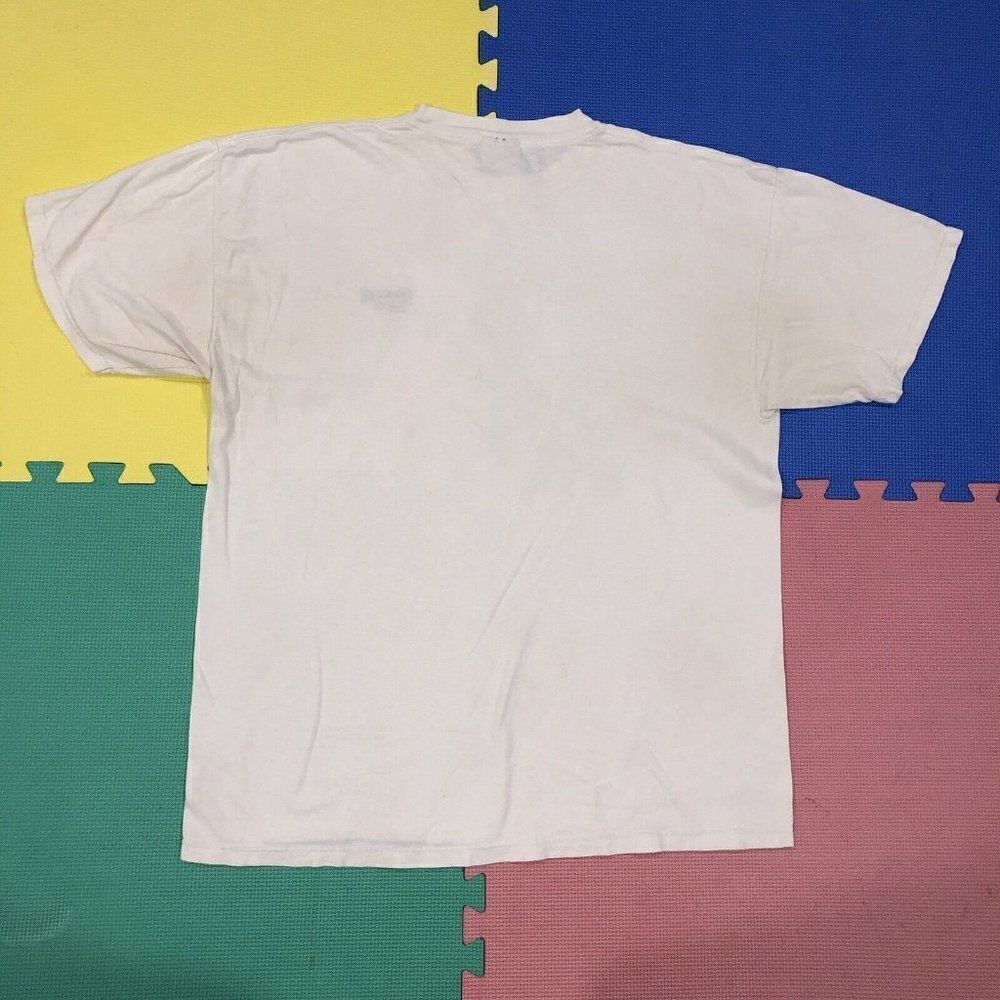 Vintage Thrashed Sun Faded Reebok T-Shirt Paint Distressed Classic Logo XL - Picture 2 of 11